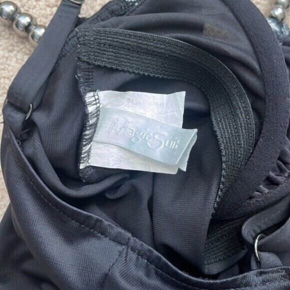 Magicsuit Lisa Drape Underwire Composition Design One Piece Swimsuit - Picture 7 of 10